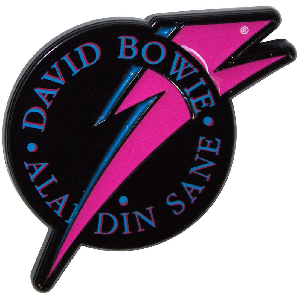 DAVID BOWIE デヴィッドボウイ - Aladdin Sane 1 / バッジ - PGS